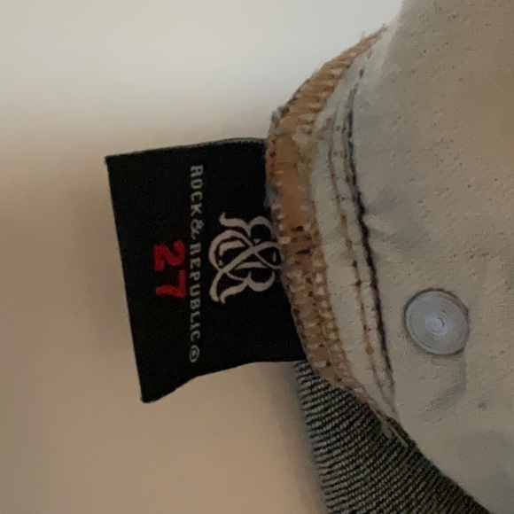 Rock & Republic Dark Blue Women's Jeans - Picture 5 of 7